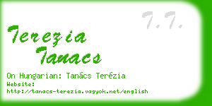terezia tanacs business card